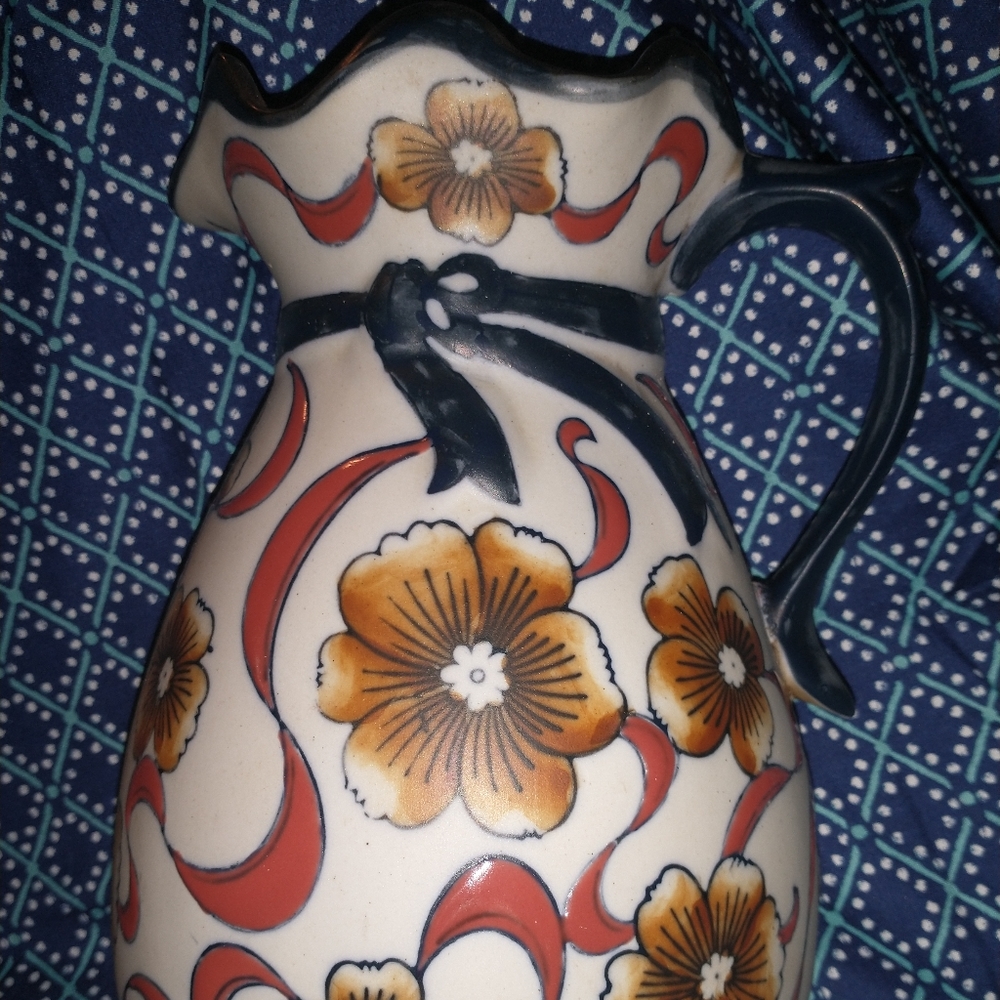 VINTAGE FORMALITIES FLORAL RIBBON COLLECTIONS POCKET WALL VASE